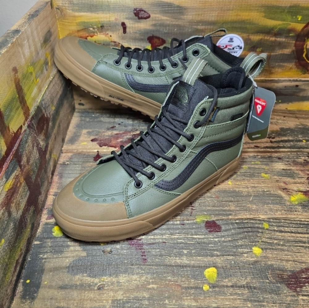 Vans SK8-HI MTE Waterproof Grape Leaf Gum Sneakerboots‎ Men 6.5 =Women 8 NEW